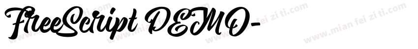 FreeScript DEMO字体转换